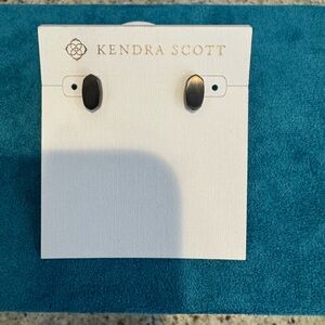 Kendra Scott Barrett  Stud Earrings gunmetal